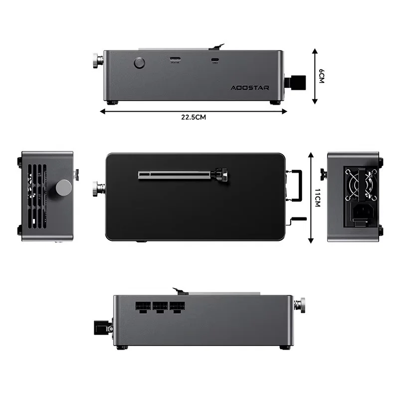 AOOSTAR AG01 AG02 EGPU Dock, O - Oculink Egpu Dock Graphics Card 评论和价格